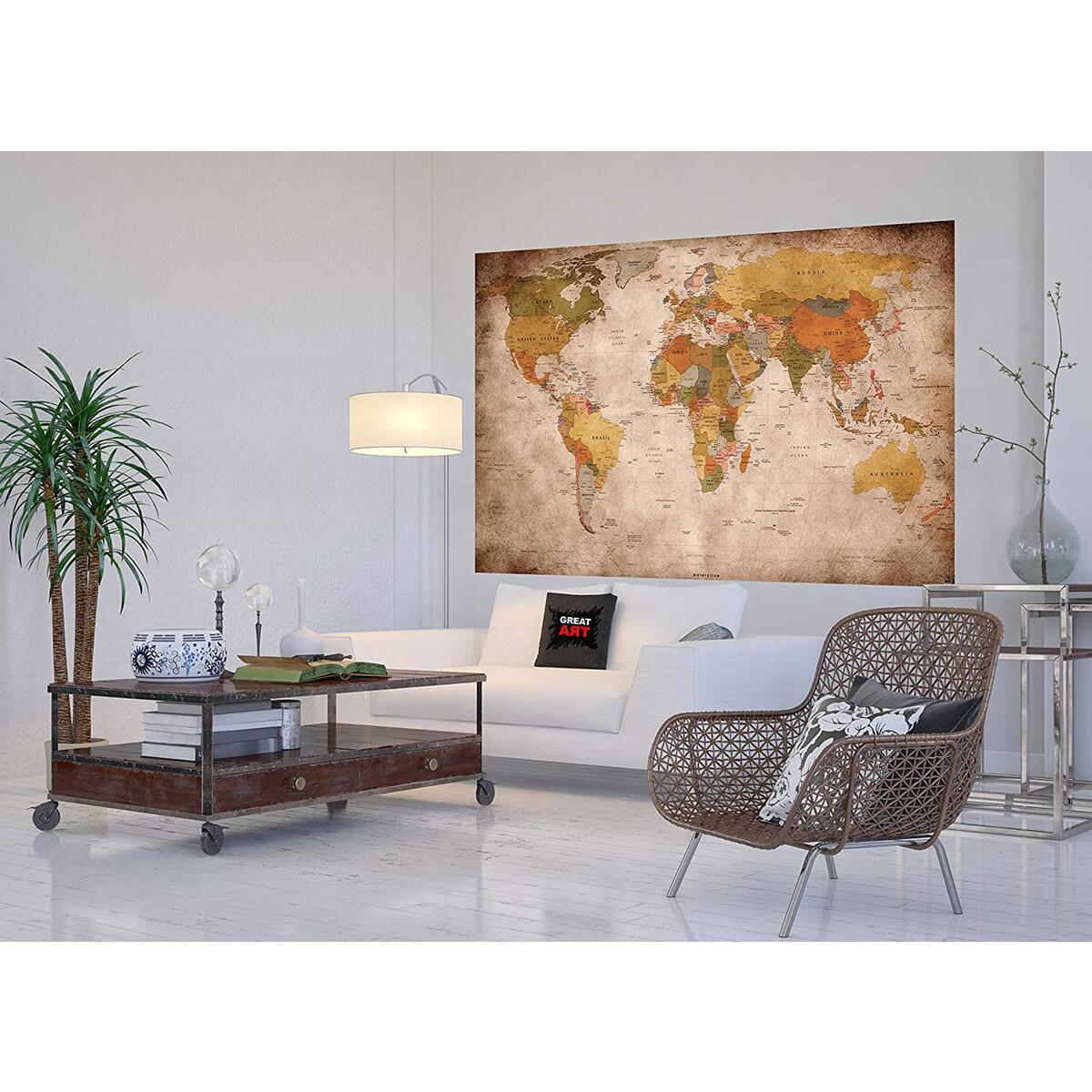 Retro World Map Old Look Cashback Rebate - RebateKey