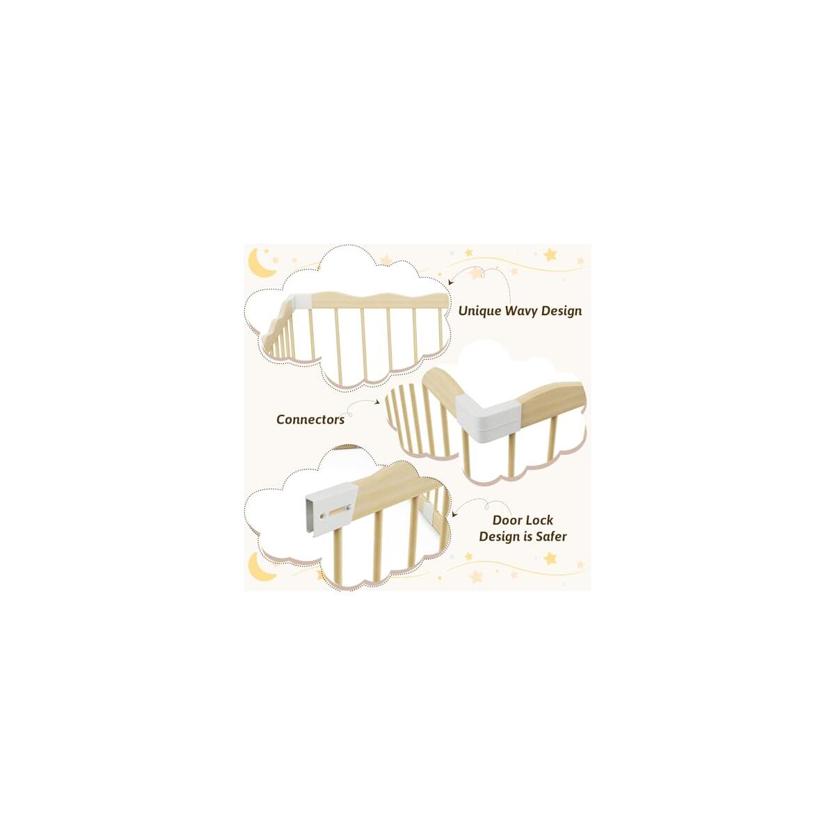 Wooden Baby Playpen 656525 Inch Wood Playpen F Cashback Rebates - RebateKey