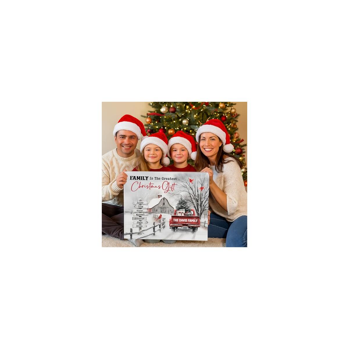 Personalized Christmas Truck Canvas Cashback Rebate - RebateKey