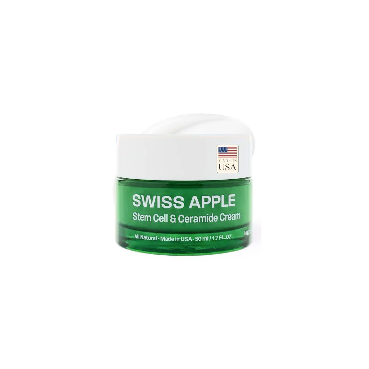 Swiss Apple Stem Cell Night Cream for Fine Lines, Wrinkles, Sagging Skin & Redness | Triple Ceramide Complex, Probiotic Ferments | Anti-Aging, Non-Comedogenic | Mudita Earth