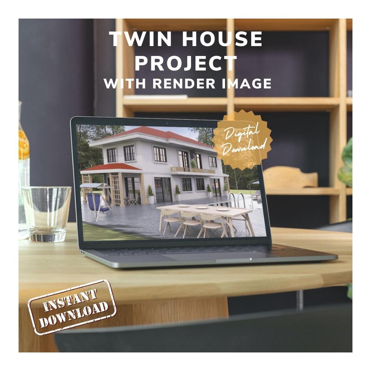 4 Bedroom Duplex Twin House Blueprints Rebates - RebateKey