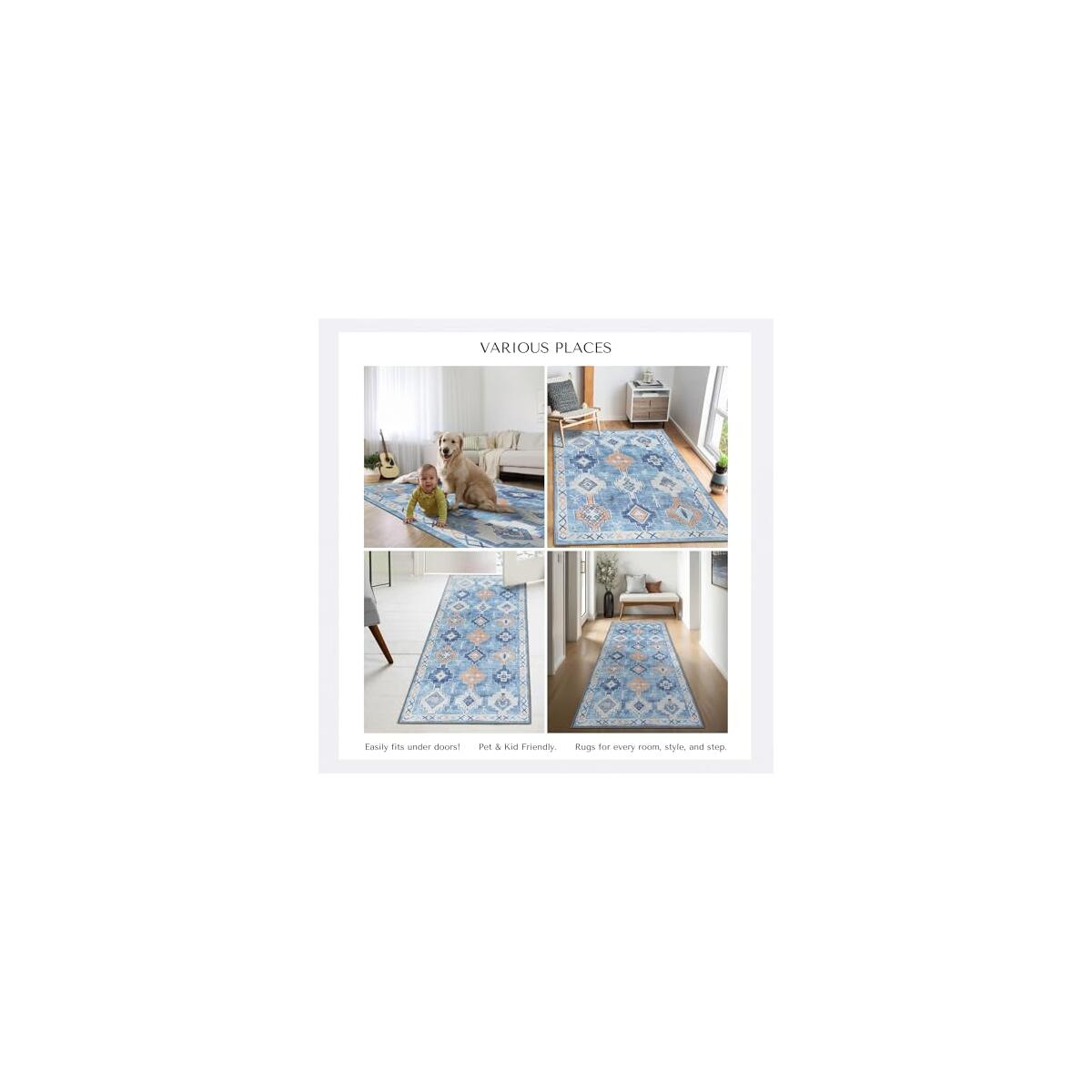 Blue Oushak Large Area Rug 9x12 Rebates - RebateKey