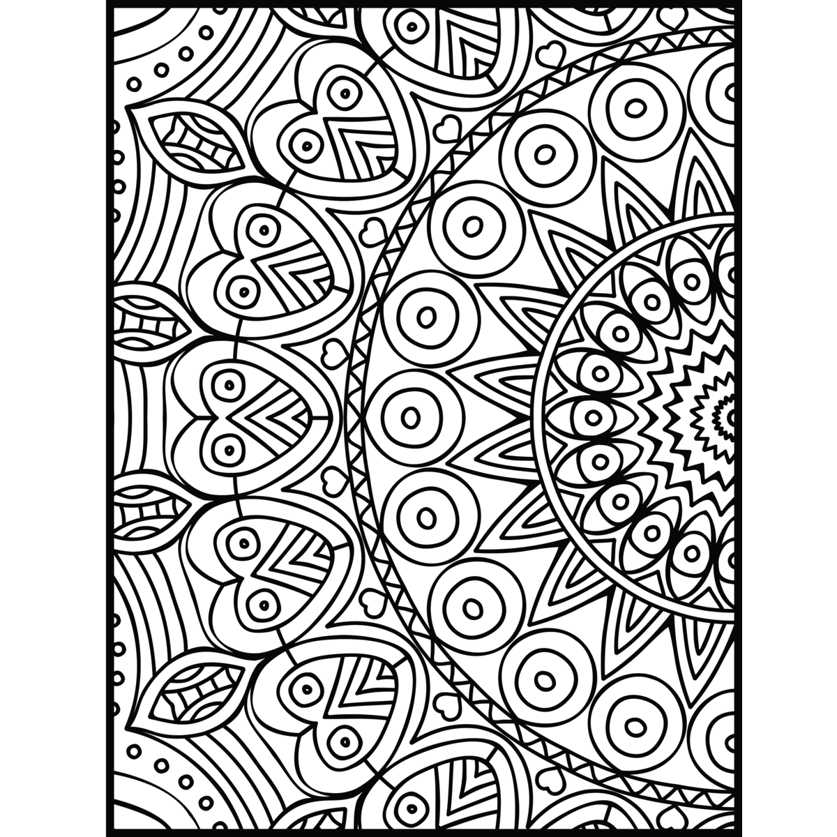 Mandala Pattern Coloring Book Cashback - RebateKey