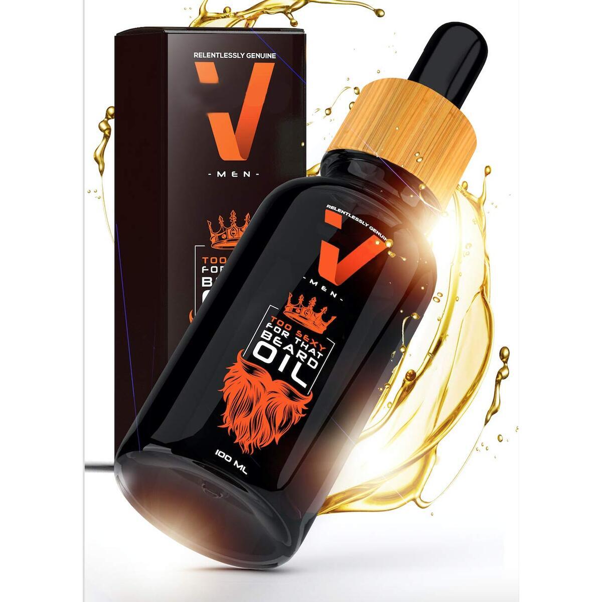 Beard Oil - Natural, Vegan - Conditioning, Styling - Good as Gift - V Variation
