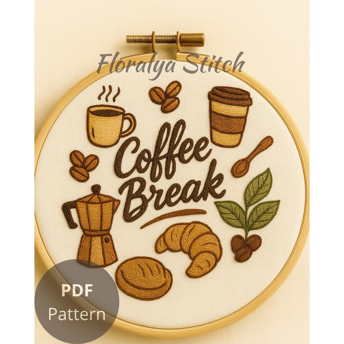 Coffee Break Embroidery Pattern Cashback Rebate - RebateKey