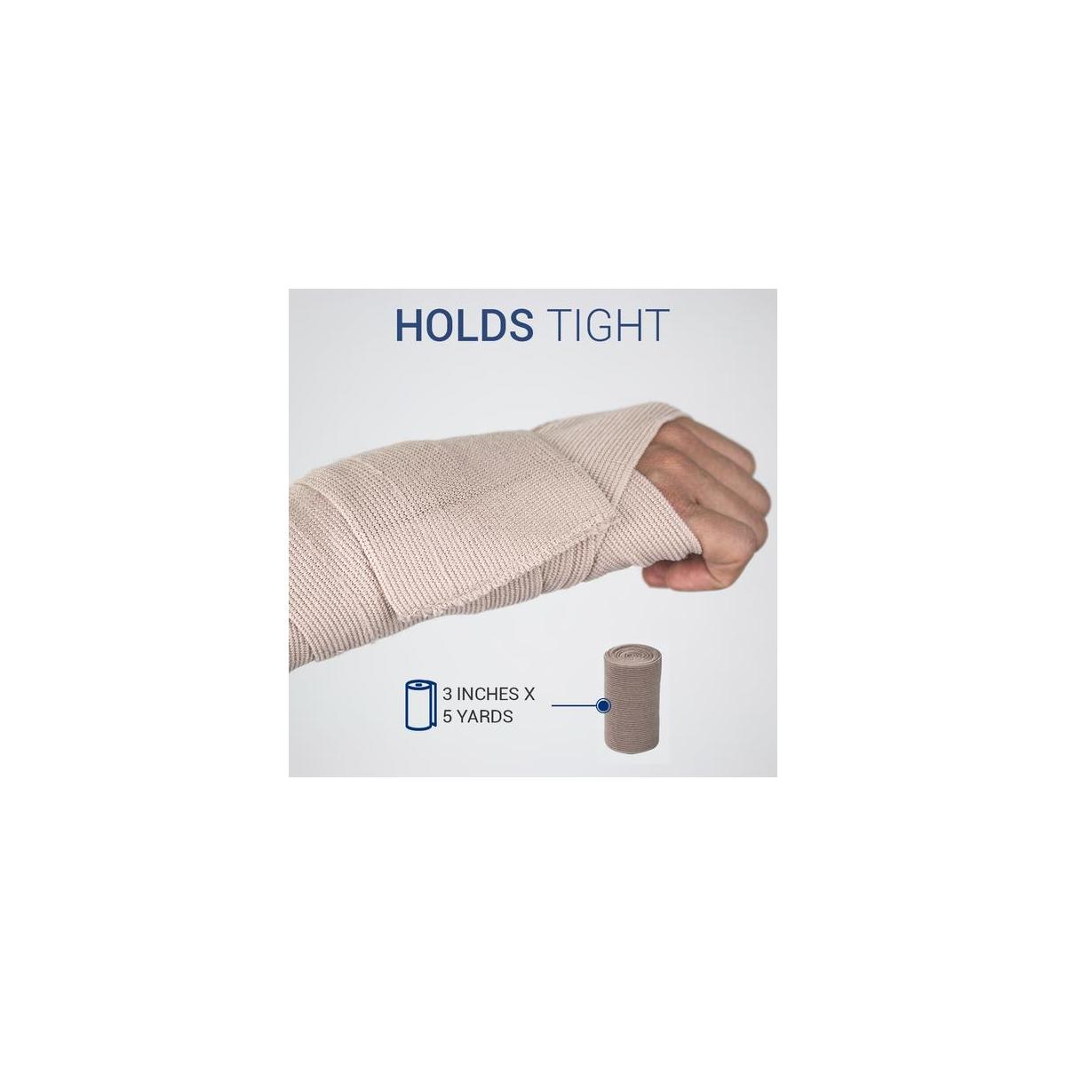 Elastic Bandage 3x5 Yds 12 Pcs By Briutcare Fda Approved Compression Bandag Cashback - RebateKey