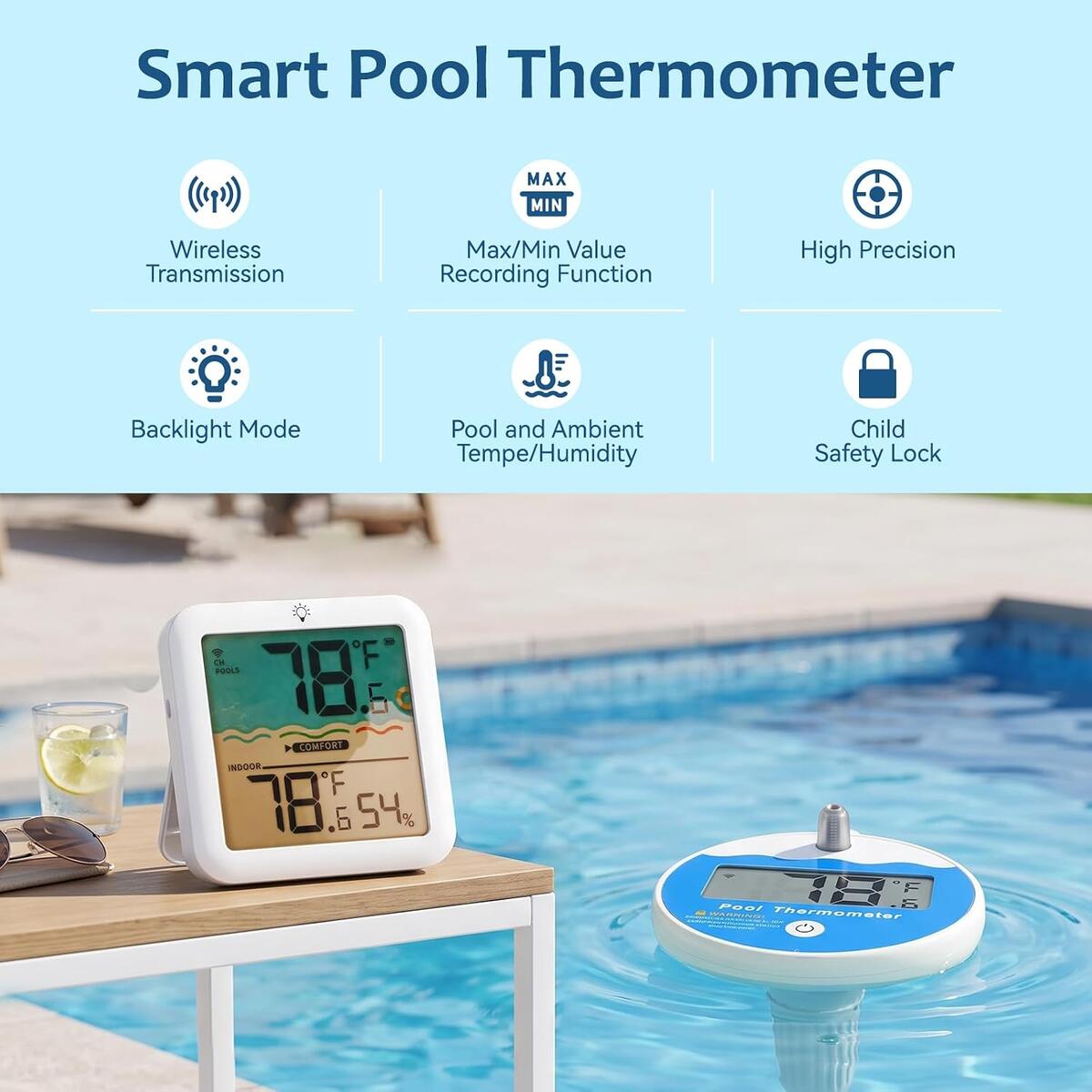 Wireless Pool Thermometer Cash Back - RebateKey