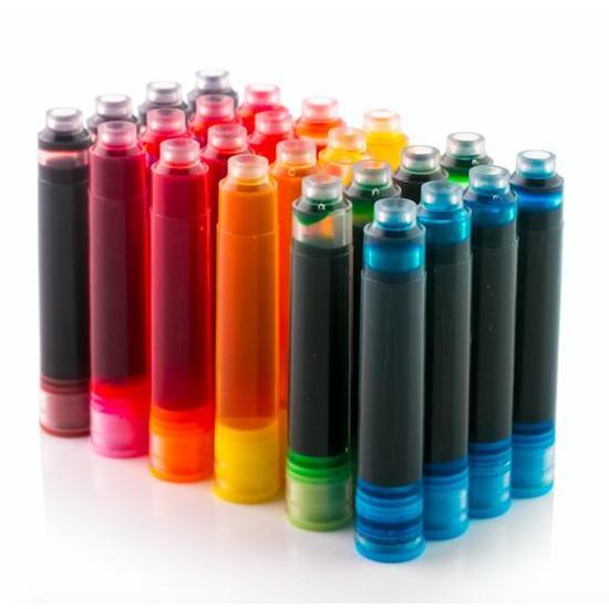 Fountain Pen Ink Refill Cartridges 24 Pcs Summer Colors Cash Back