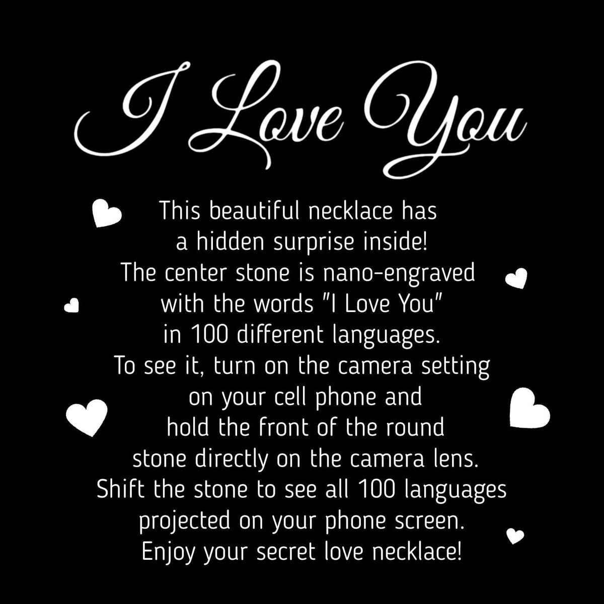 I Love You Necklace Cash Back - RebateKey