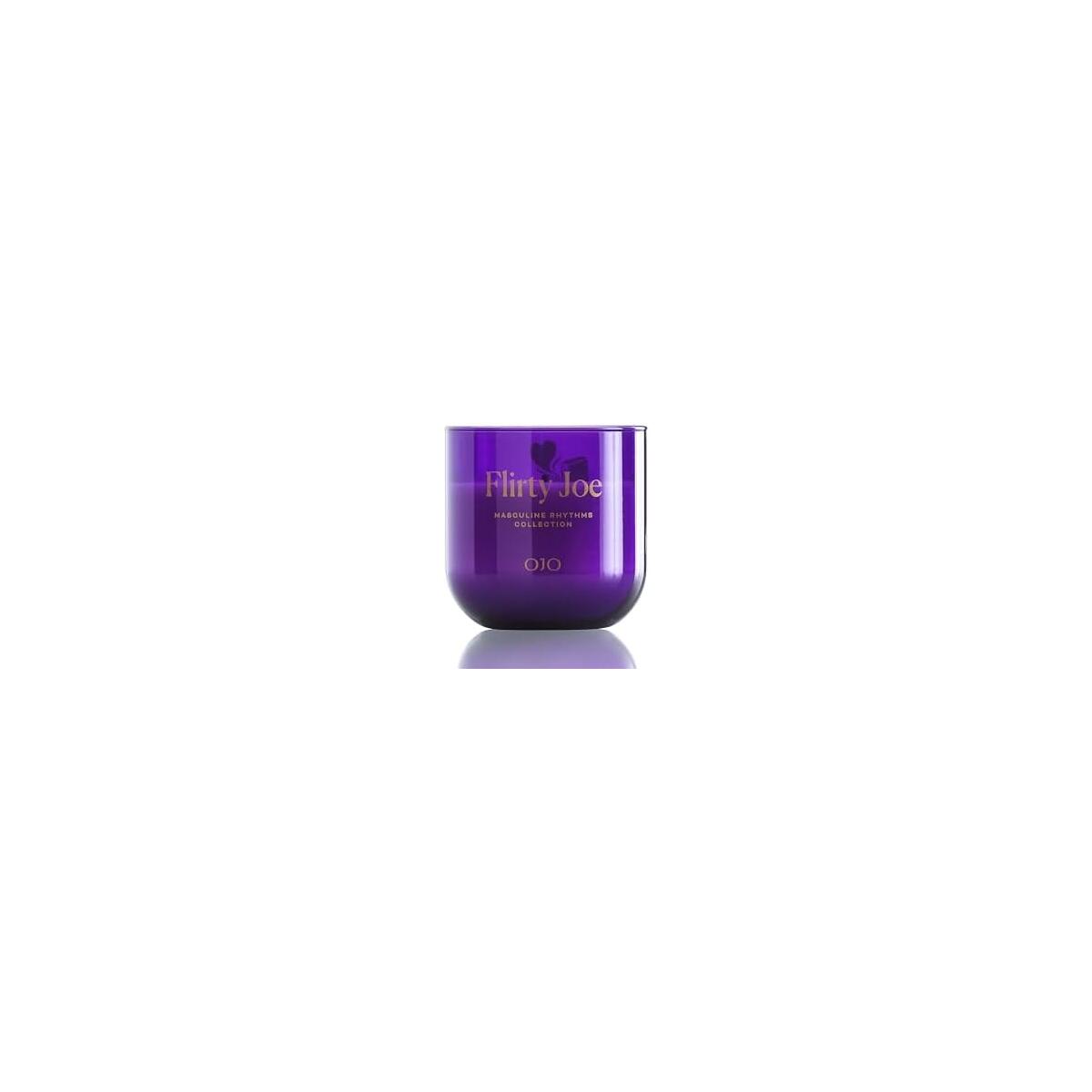OJO Flirty Joe Scented 2 Wick &ndash; 8.75 oz Jar Candle with Gardenia Can, Floral, Fruity Notes | Over 42-Hour Long-Lasting Burn | Premium Blend Wax, Home Fragrance and Gift for Special Days