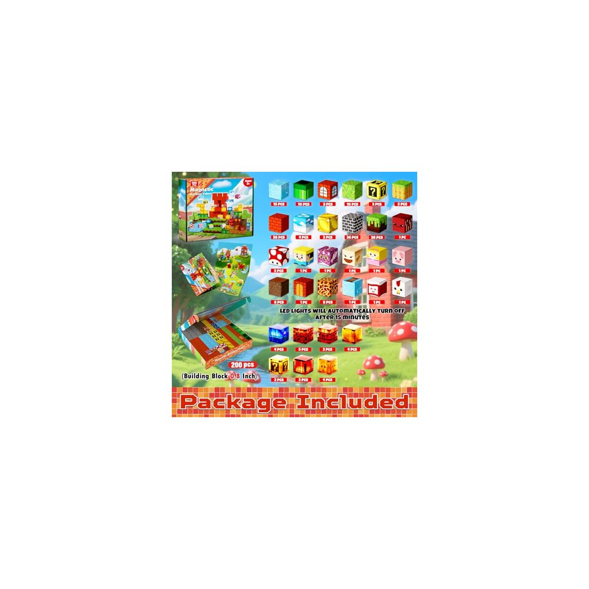 200pcs Magnetic Blocks 2 Rebate - RebateKey