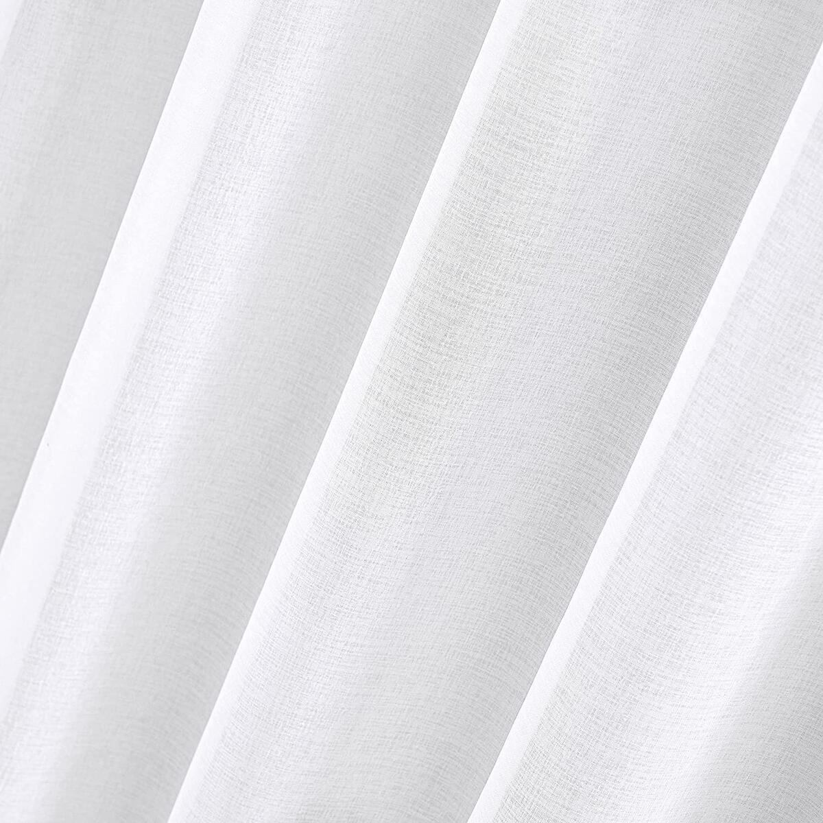 White Semi Sheer Curtains Cash Back - RebateKey