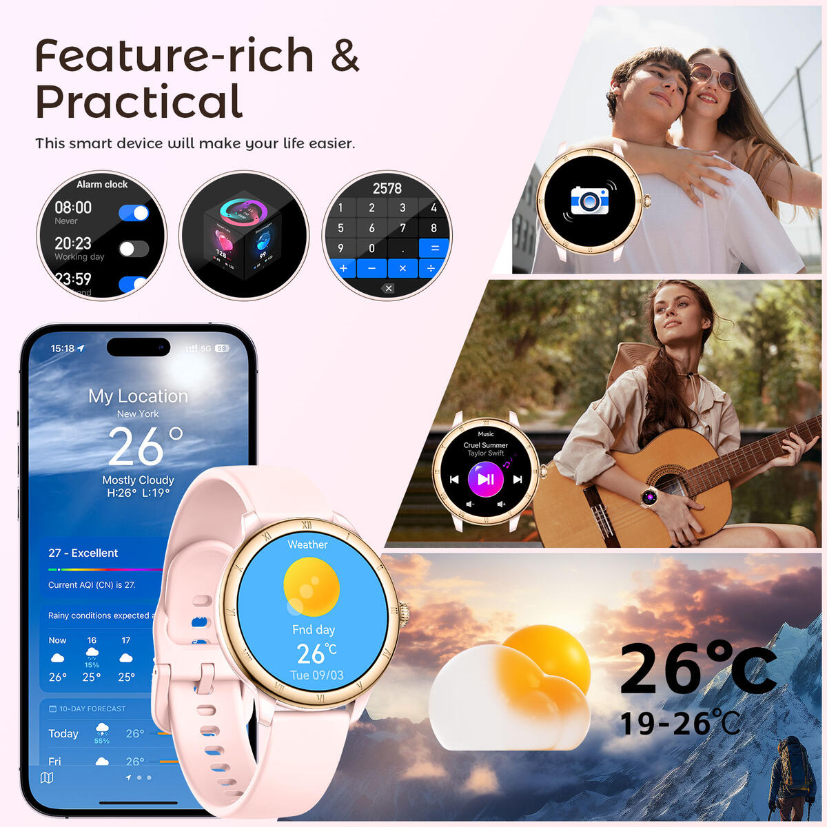 Fashionable Smart Watch F Cash Back - RebateKey