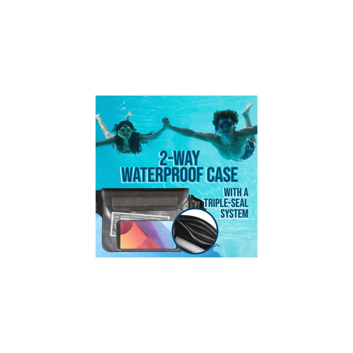 Waterproof Fanny Pack Set Of 2 Waterproof Phone Pouch Waist Bag Dry Bag Wais1 Cashback - RebateKey