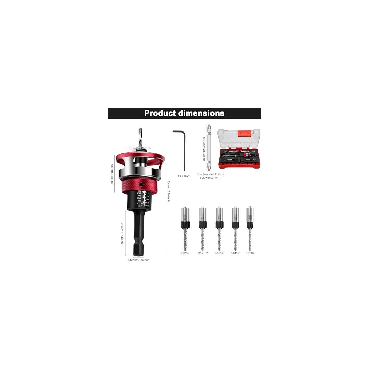 7 Piece Countersink Drill Bit Set With Aluminum Rebate - RebateKey