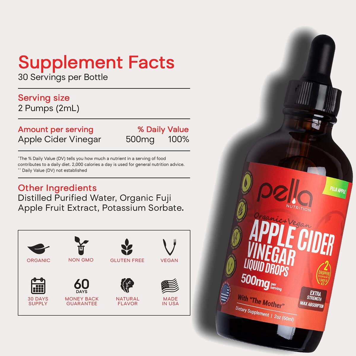 Apple Cider Vinegar Liquid Drops Cashback - RebateKey