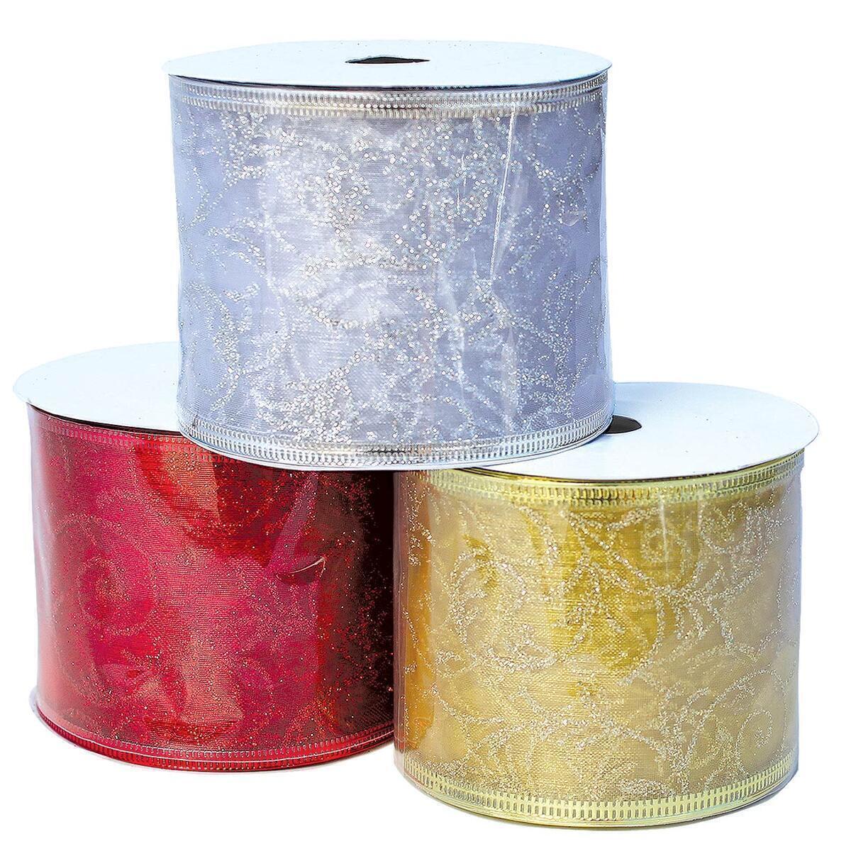 Wired Ribbon For Gift Wrapping Organza Rebate - RebateKey