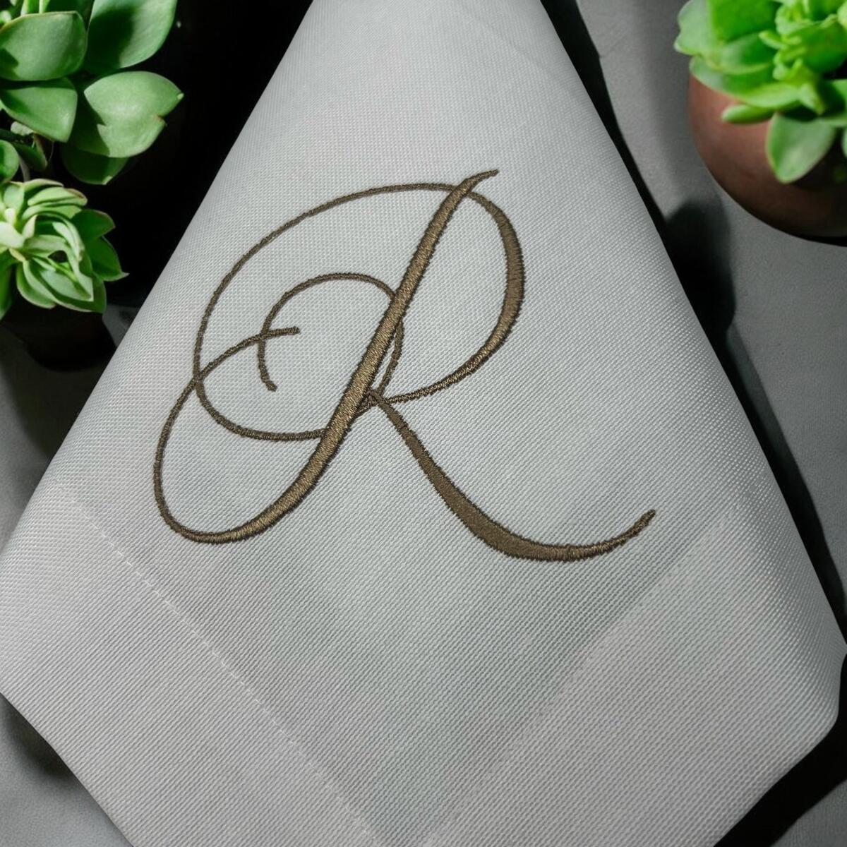 Personalized Embroidered Linen Napkins For Rebate - RebateKey