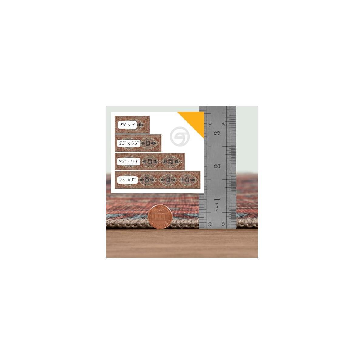 Gionara Brick Color Oushak Area Rug 25x5 Cash Back - RebateKey