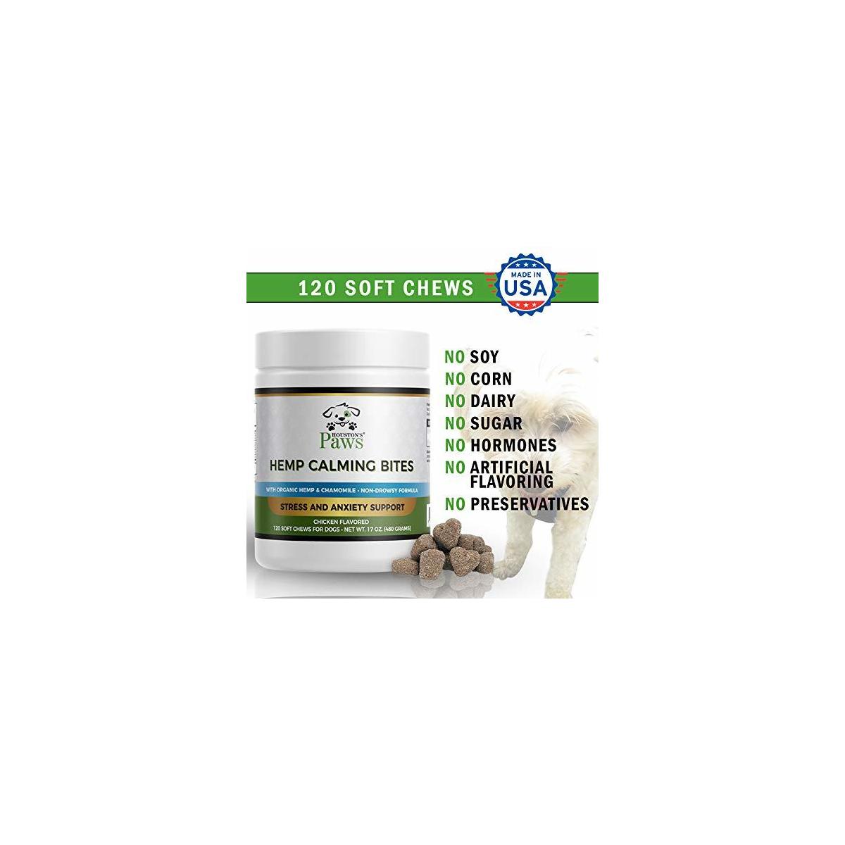 Calming Organic Hemp Dog Treats 120 Soft Chews Super Value And Limited Time Rebates - RebateKey