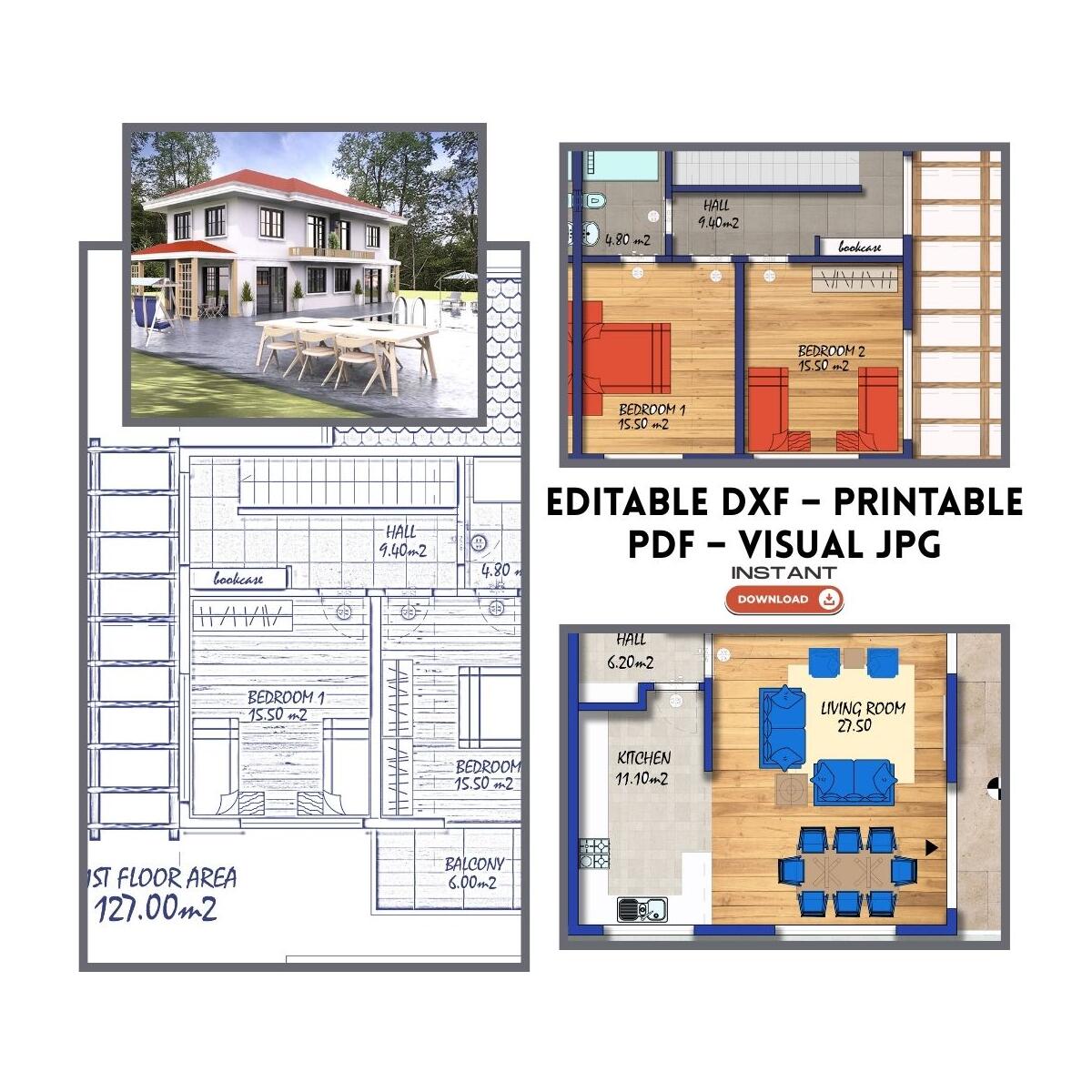 4 Bedroom Duplex Twin House Blueprints Rebates - RebateKey
