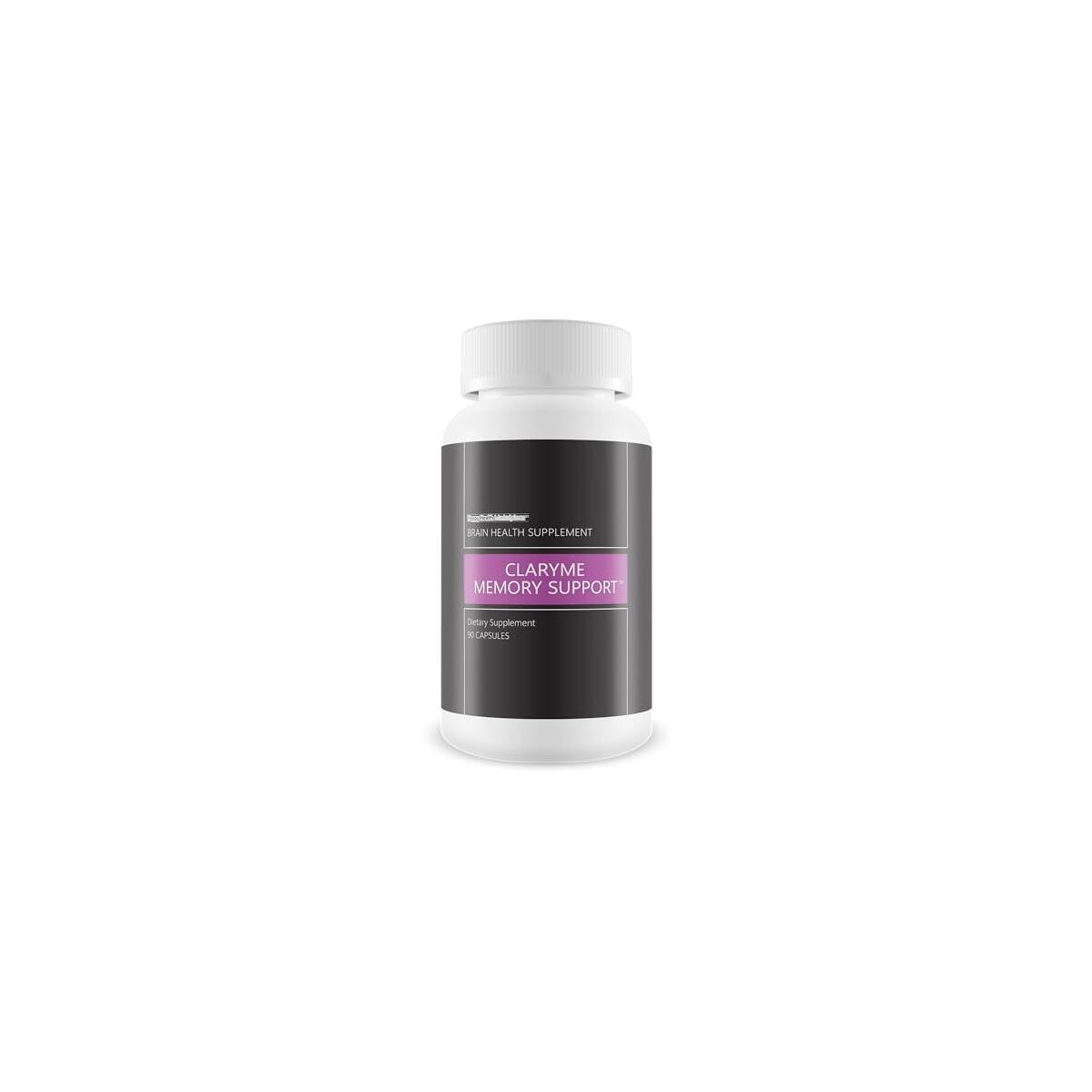 Claryme Memory Support - Our Best Memory Supplement for Brain - Memory Pills for Seniors - Memory Supplements for Women & Men - Natural Brain Booster - Mental Focus and Energy Supplements