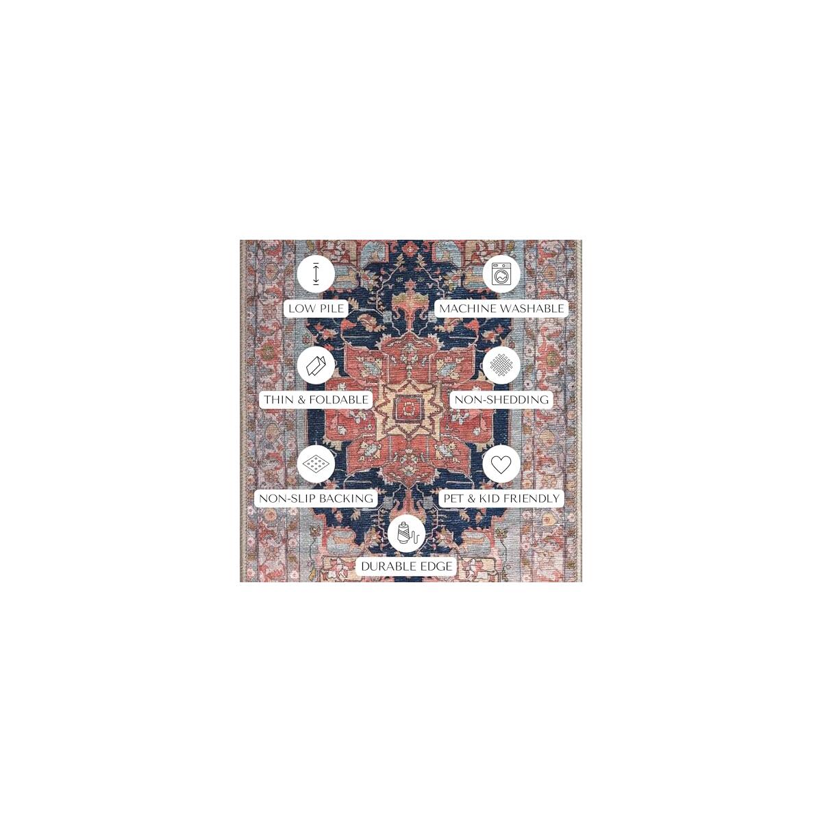 Boho Turkish Mini Rug 2x3 Doormat Size Rebates - RebateKey