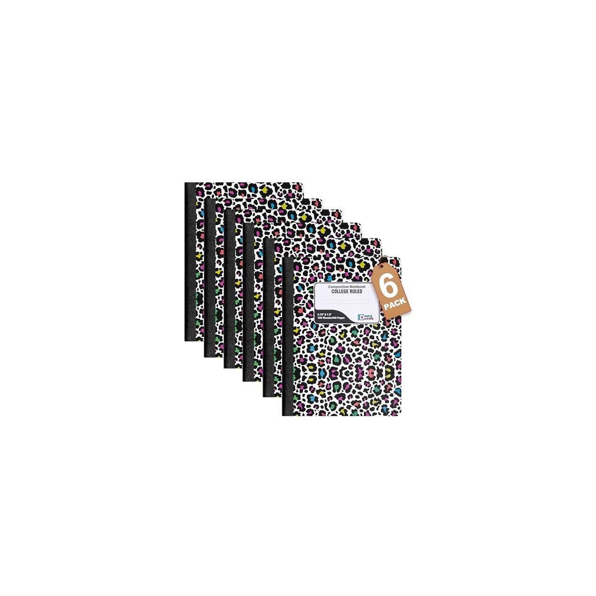 Composition Notebook Preppy With Leopard Print Cashback Rebates - RebateKey