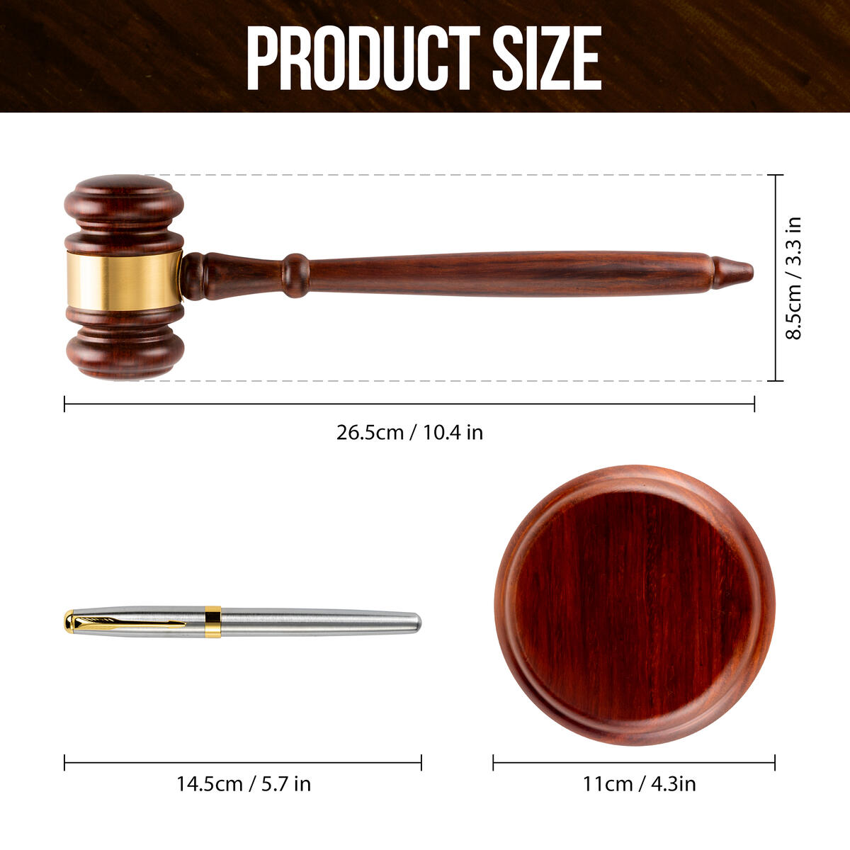 Wooden Gavel Cashback - RebateKey