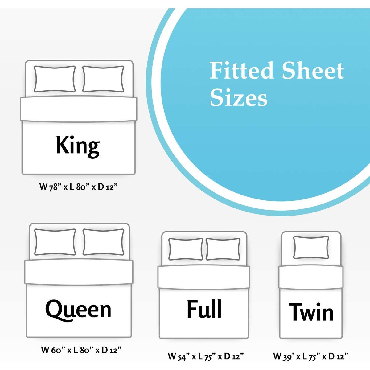 Measurements Of King Size Fitted Sheet