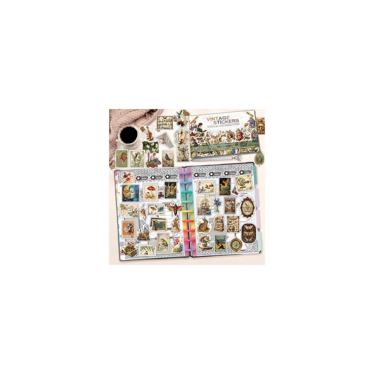 300 Pcs Vintage Stickers 4 Rebate - RebateKey