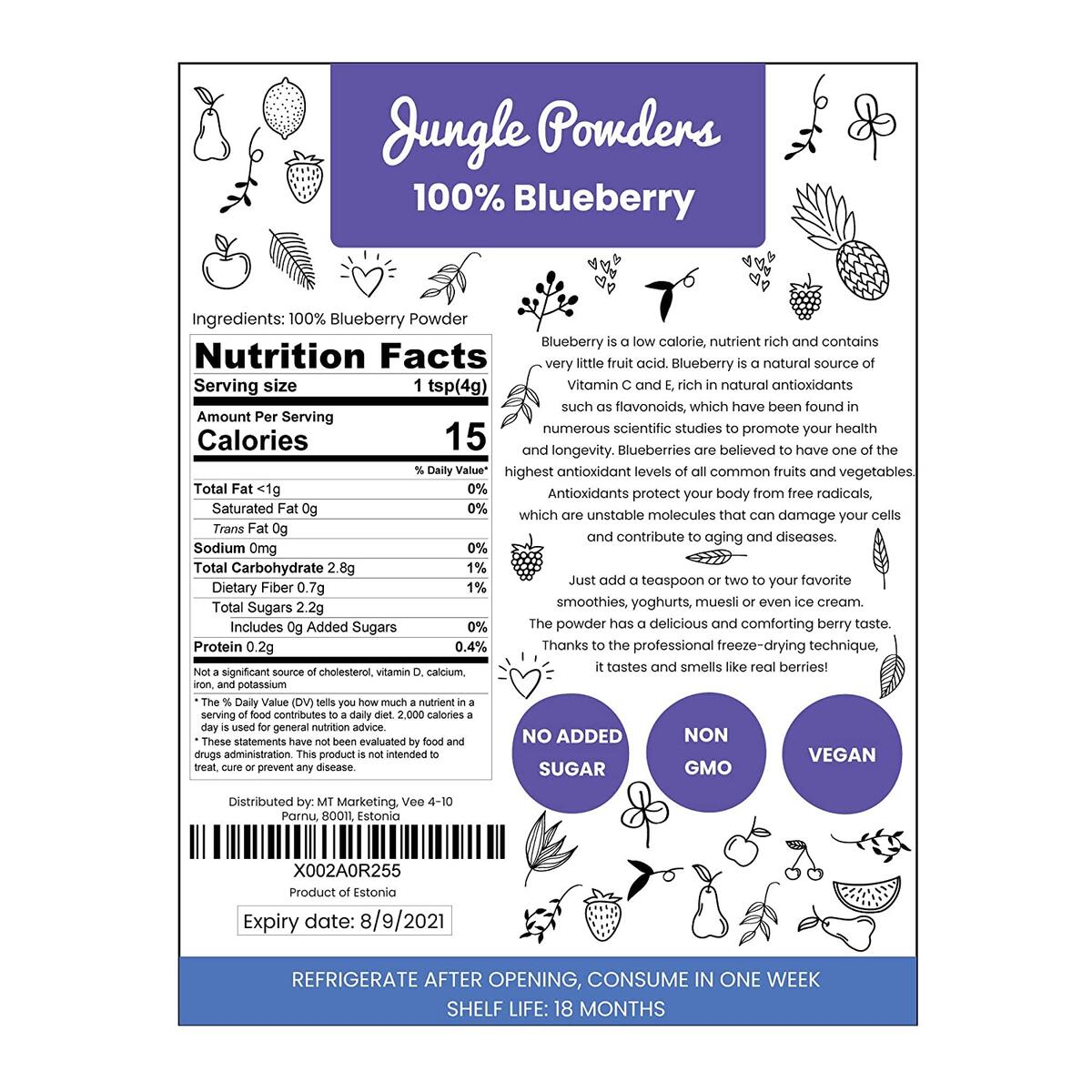 Wild Blueberry Powder Cashback Rebate - RebateKey