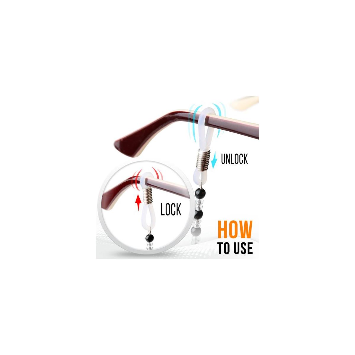 Eye Glasses String Holder Premium Beaded Eyeglass Holders Around Neck