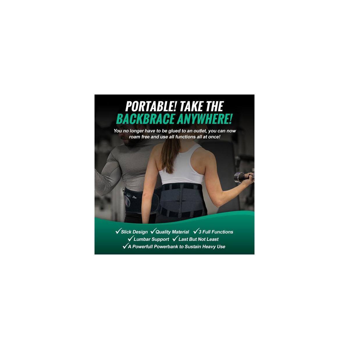 3in1 Cordless Infrared Heating Pad Lower Back Massage Lumbar Support Belt With2 Cash Back - RebateKey