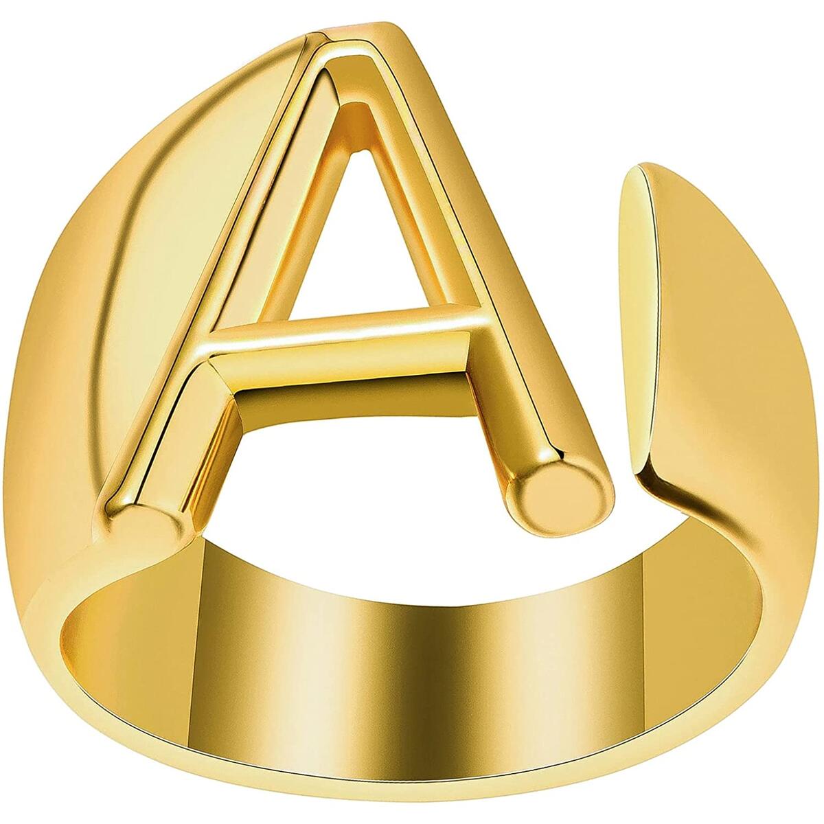 Gold Initial Ring Cash Back - RebateKey