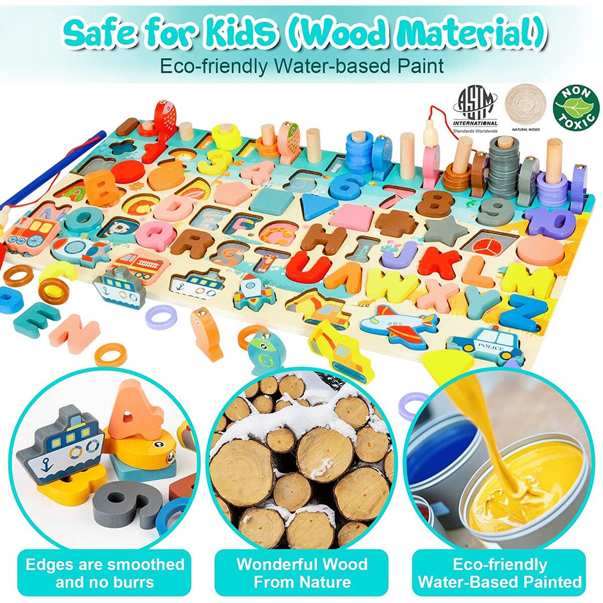 Wooden Letter Number Puzzle Rebates - RebateKey