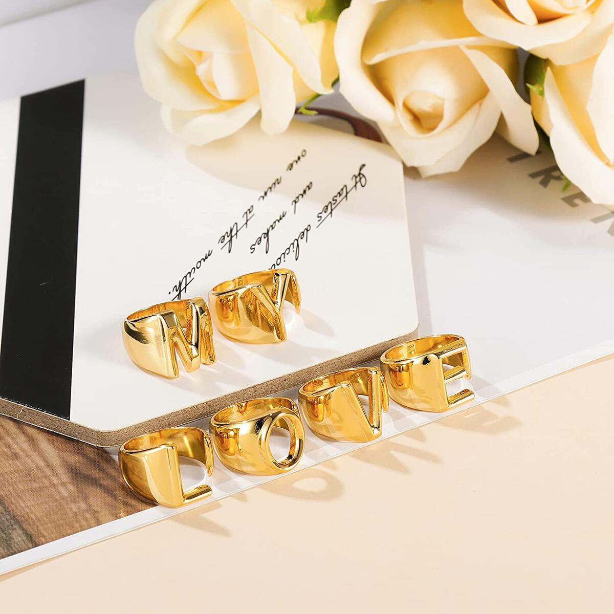 Gold Initial Ring Cash Back - RebateKey