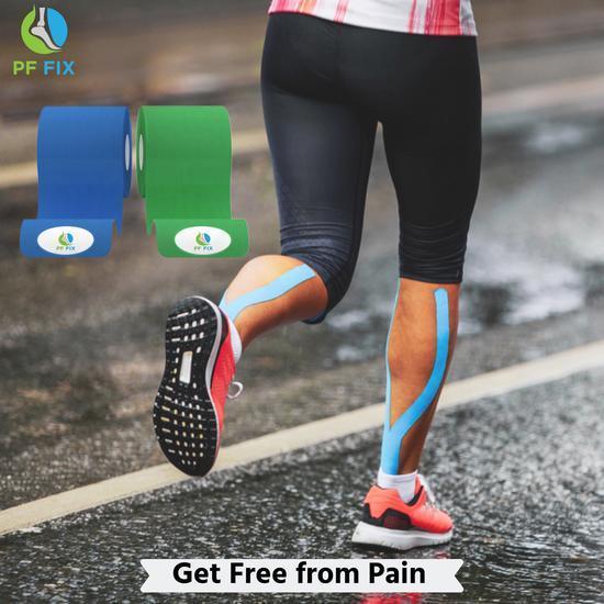 PFFIX Foot Tape Best Arch Support For Plantar Fasciitis Kinesiology