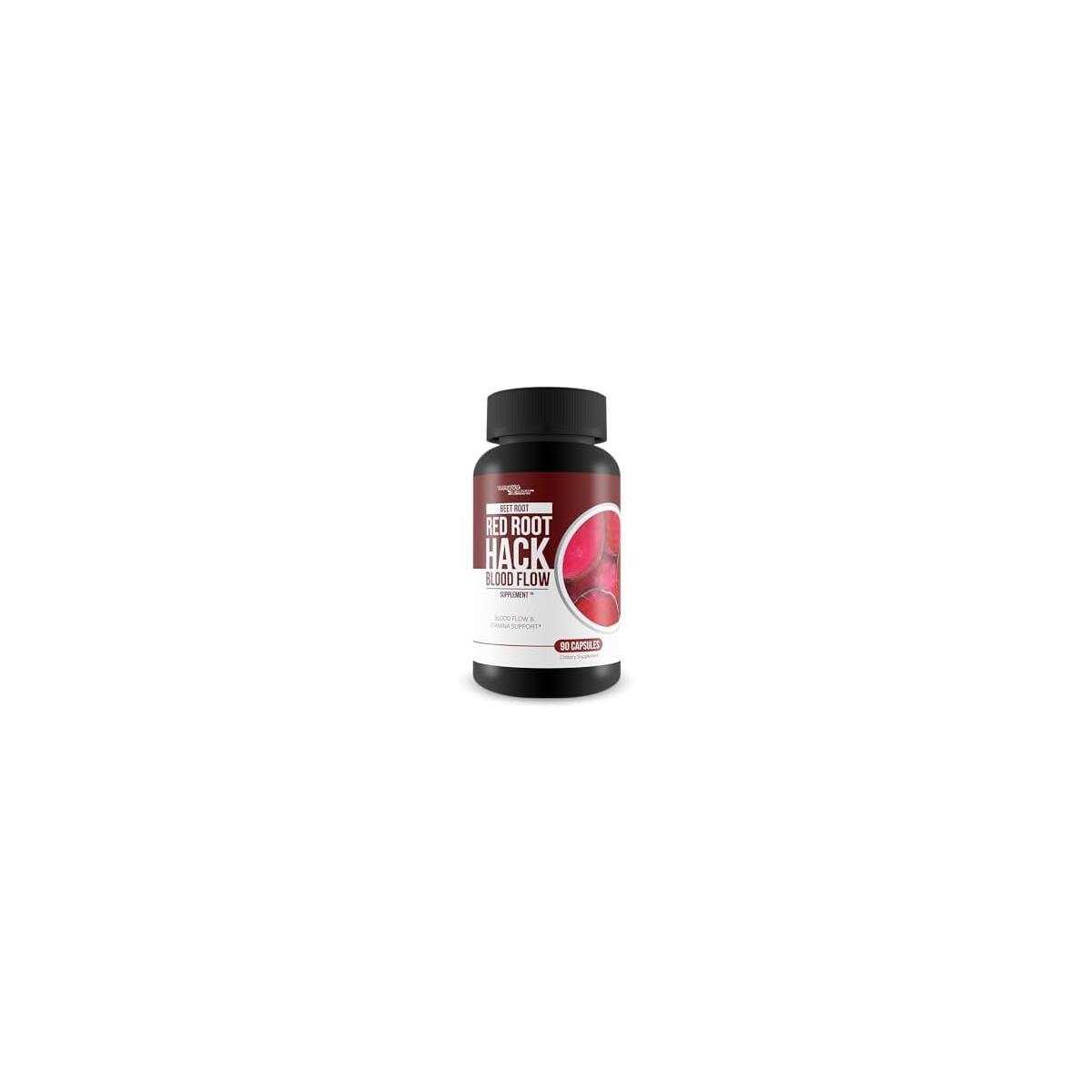 Beetroot RedRoot Hack Extra Circulation Booster - Our Best Organic Beet Root Red Root Hack For Improved Blood Flow & Extra Support For Ocular Clog - Maca And Beetroot Pills - Maca Beet Root For Men