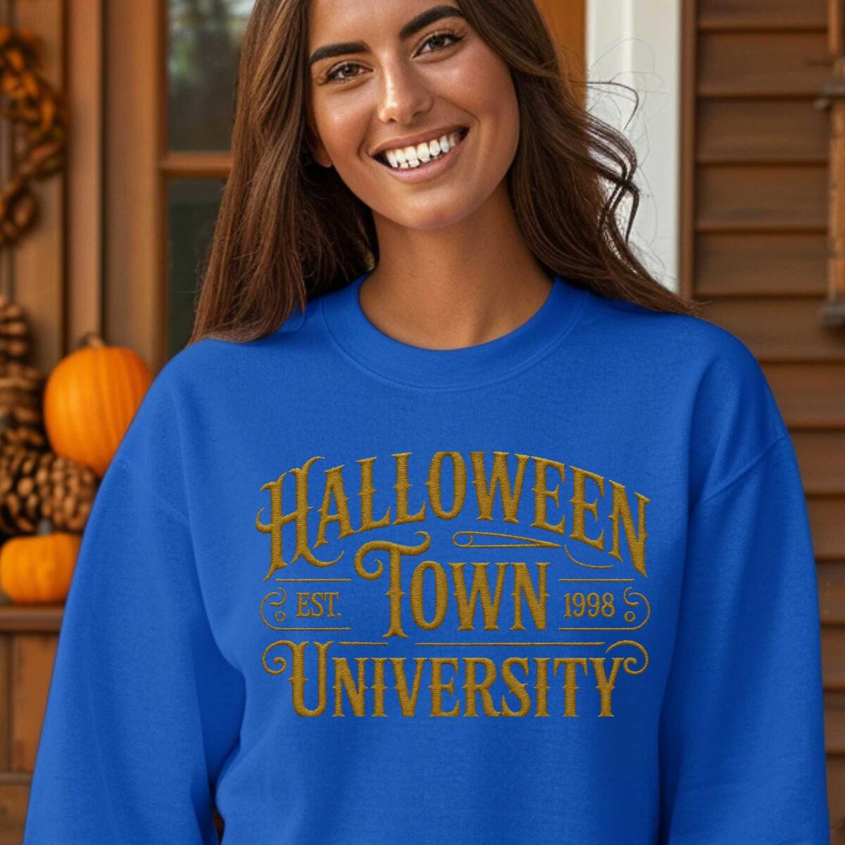 Embroidered Halloween Town University Sweatshirt Cashback Rebate - RebateKey