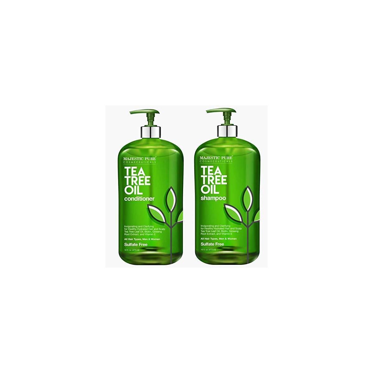 Tea Tree Shampoo And Conditioner Set For Men And Women 16 Fl Oz Each