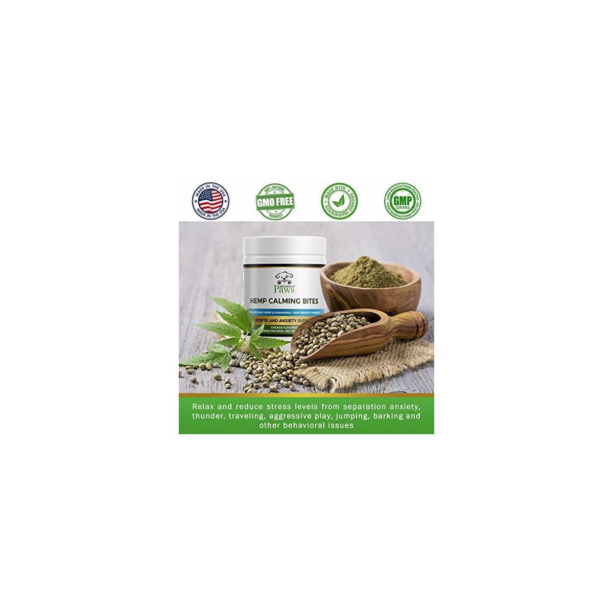 Calming Organic Hemp Dog Treats 120 Soft Chews Super Value And Limited Time Rebates - RebateKey