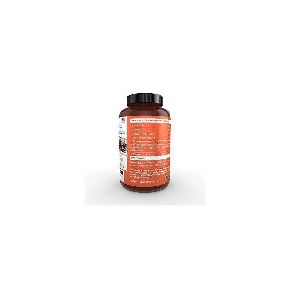 Omega 3 Fish Oil For Dogs 250 Softgel Pills 1000 Mg Epa Dha Dog Fish Oil Pet Rebate - RebateKey