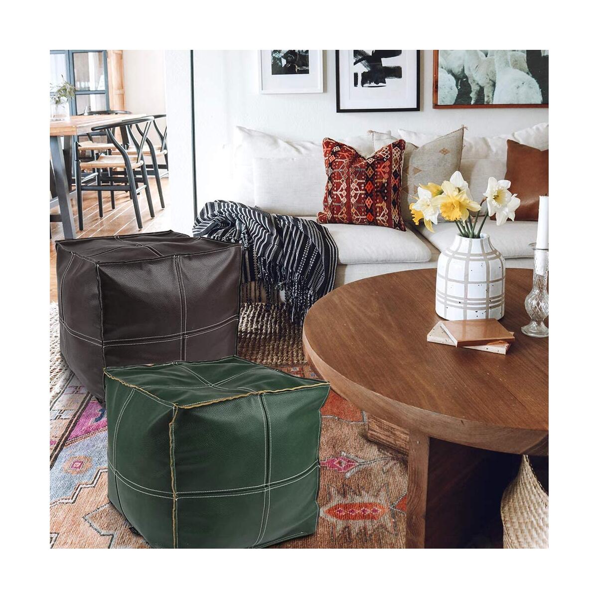 Faux Leather Pouf Cashback - RebateKey