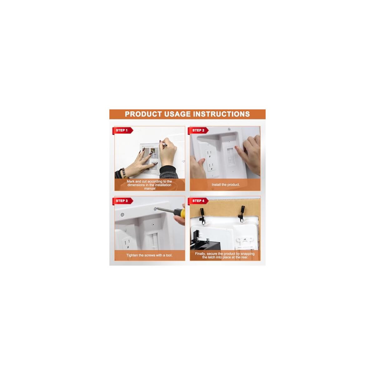 In Wall Cable Management Kit With Recessed Tv Cashback Rebates - RebateKey