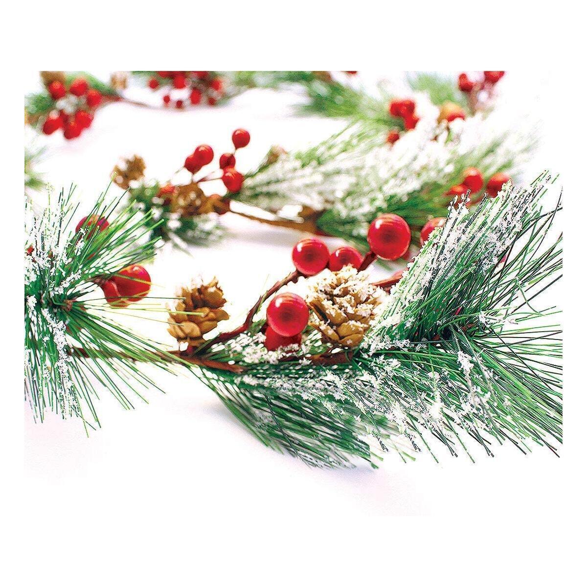 Christmas Garland Winter Red Berries Holiday Cashback Rebate - RebateKey
