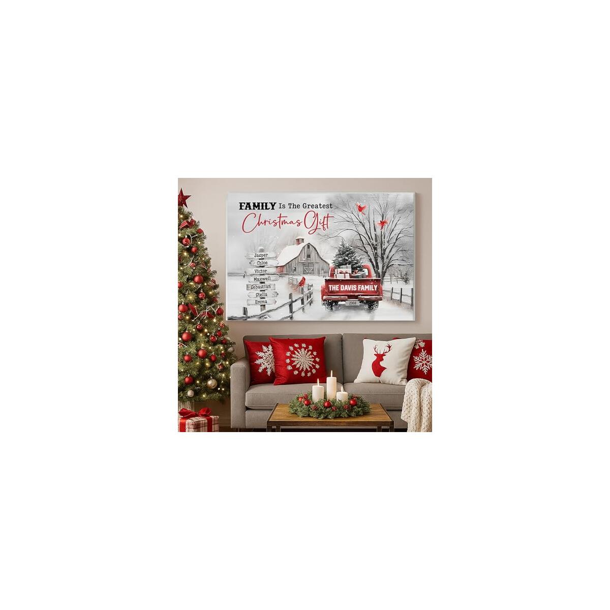 Personalized Christmas Truck Canvas Cashback Rebate - RebateKey