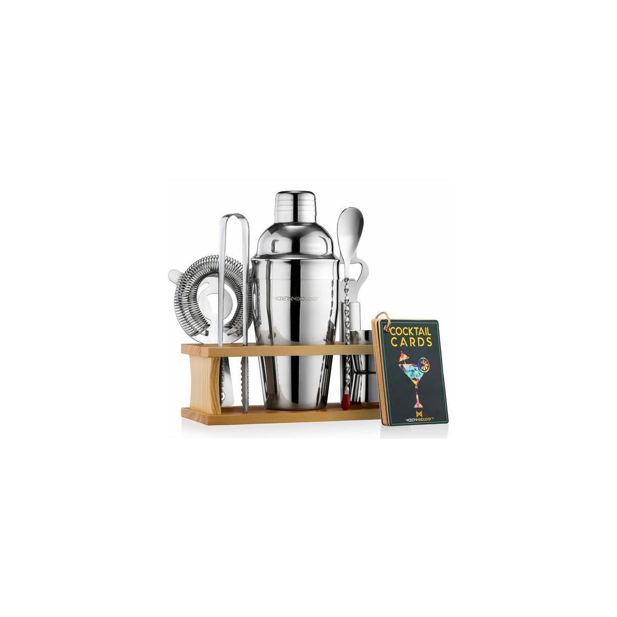 Mixology Bartender Kit With Stand Bar Set Cocktail Shaker Set For