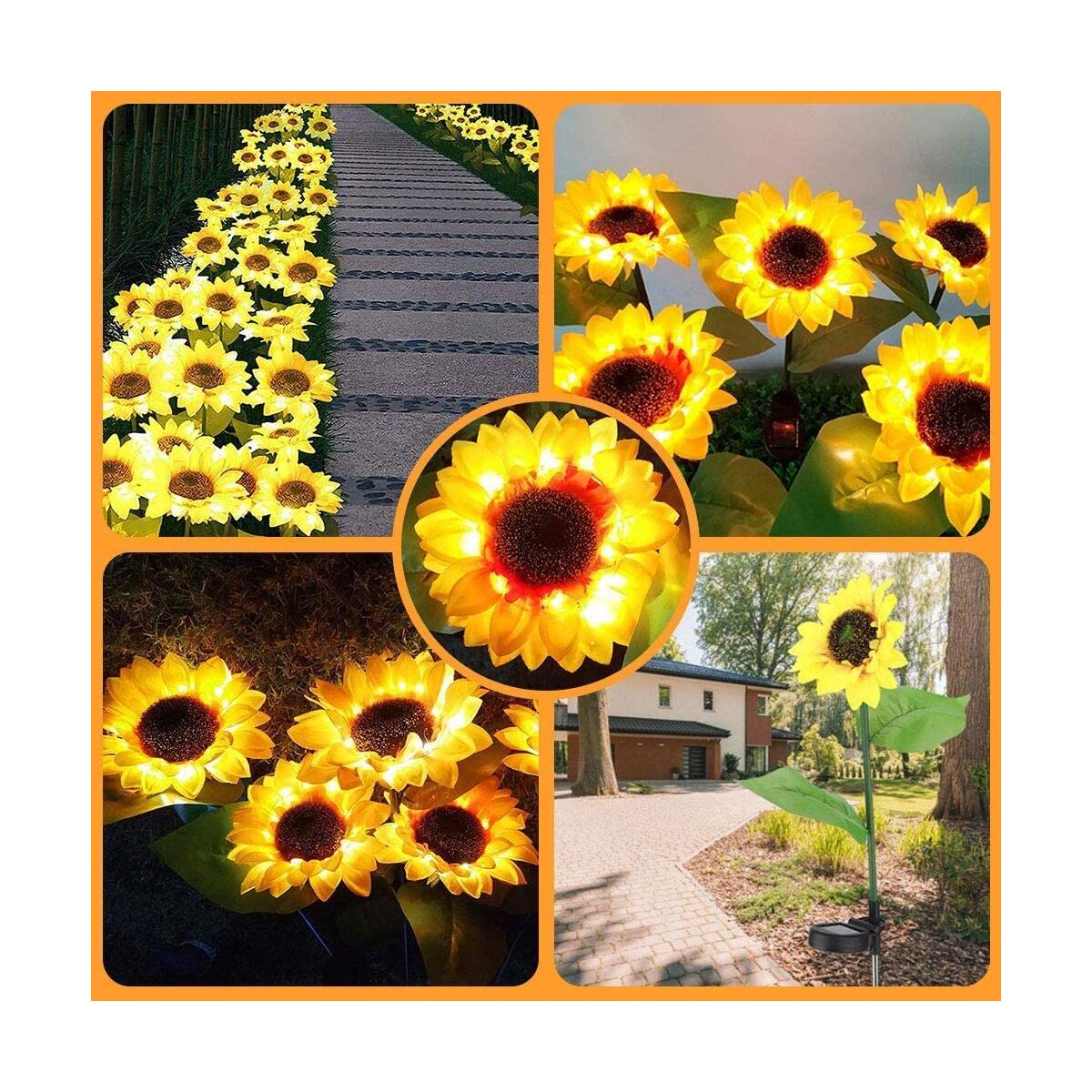 solar sunflower lights amazon