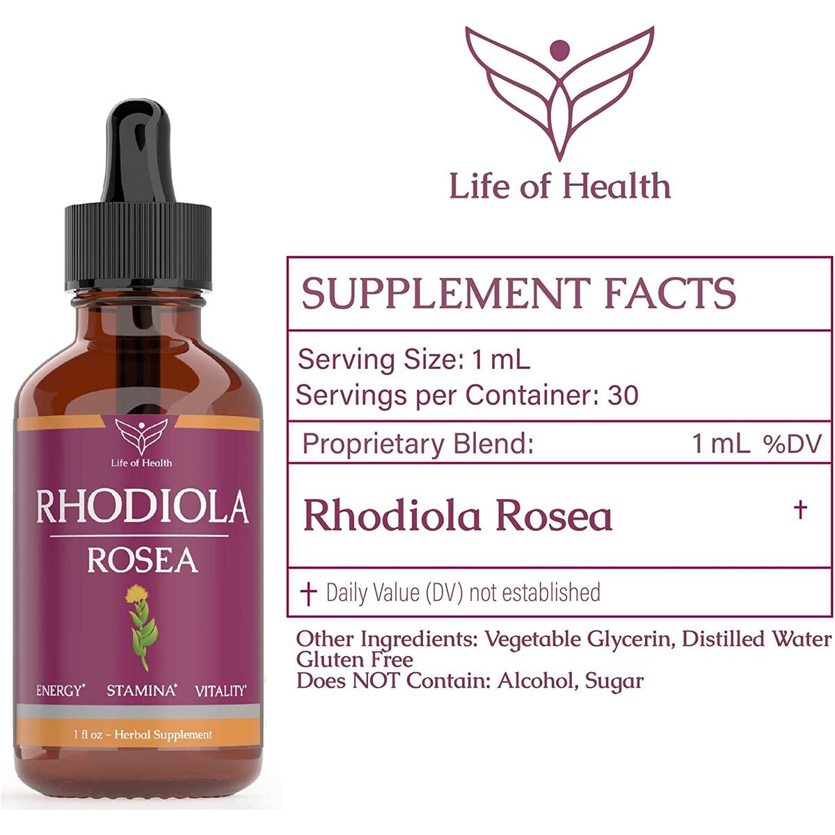 Rhodiola Rosea Tincture Cash Back - RebateKey